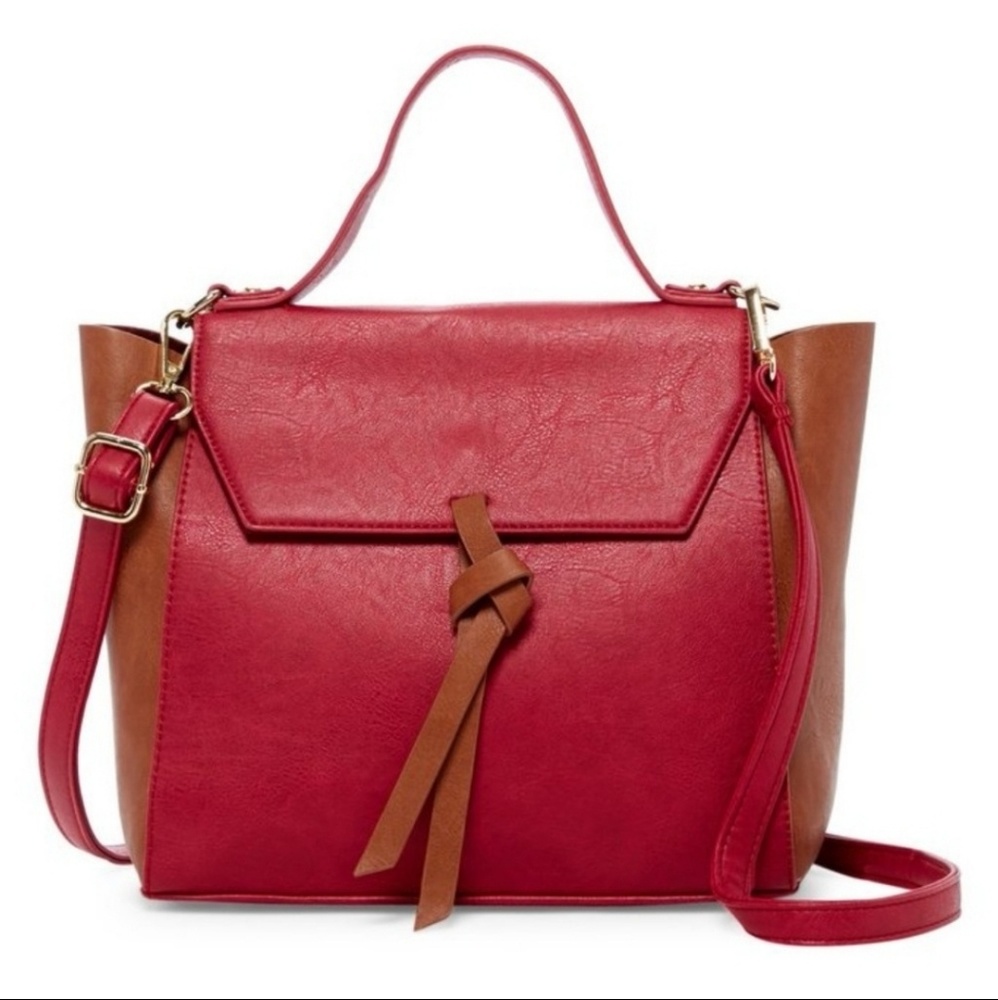 NWT Color Block Satchel Statement Bag